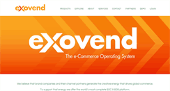 Desktop Screenshot of exovend.com